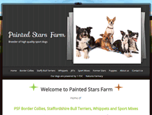 Tablet Screenshot of paintedstarsfarm.com